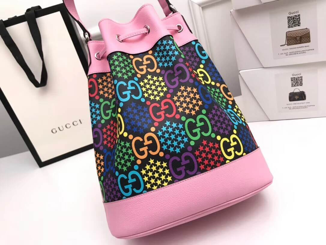 Gucci GG Psychedelic Bucket Bag 598149