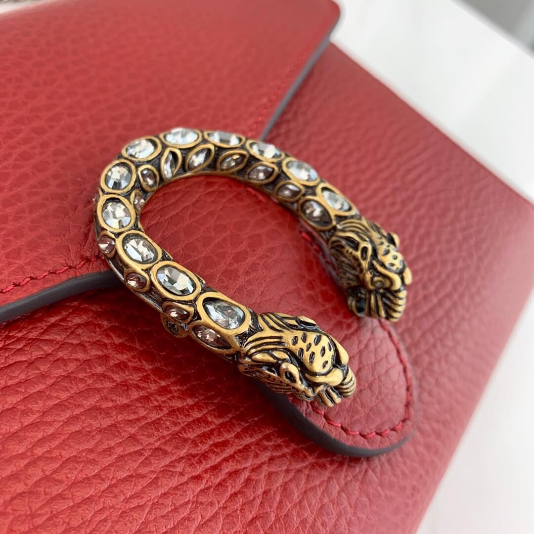 Gucci Dionysus Leather Mini Chain Bag 401231