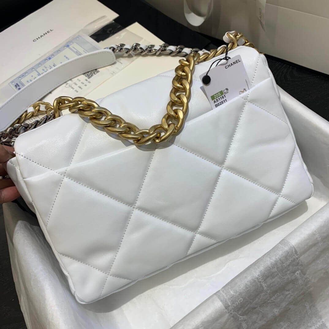 Chanel 19 Large Lambskin Flap Bag AS1161
