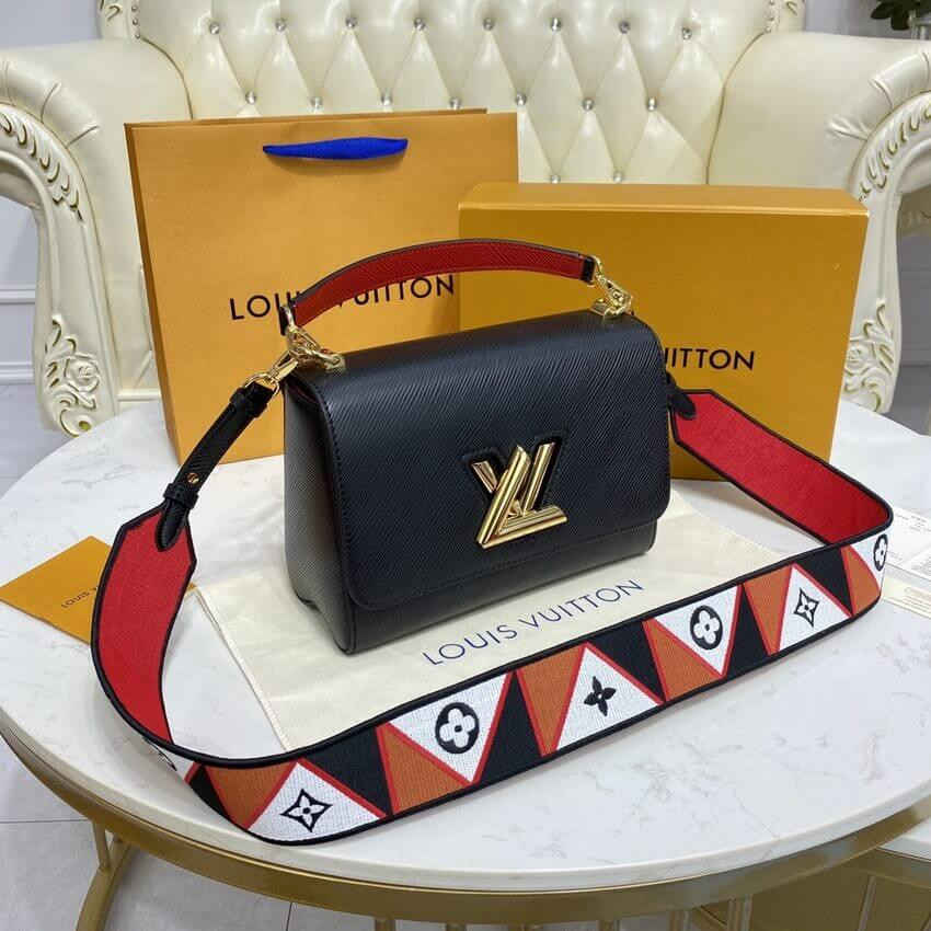 Louis Vuitton Epi Leather Twist MM M59027 Black