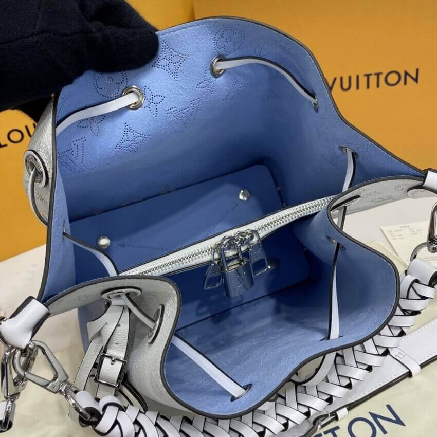 Louis Vuitton Muria Bag Gradient Blue Mahina Leather M57853