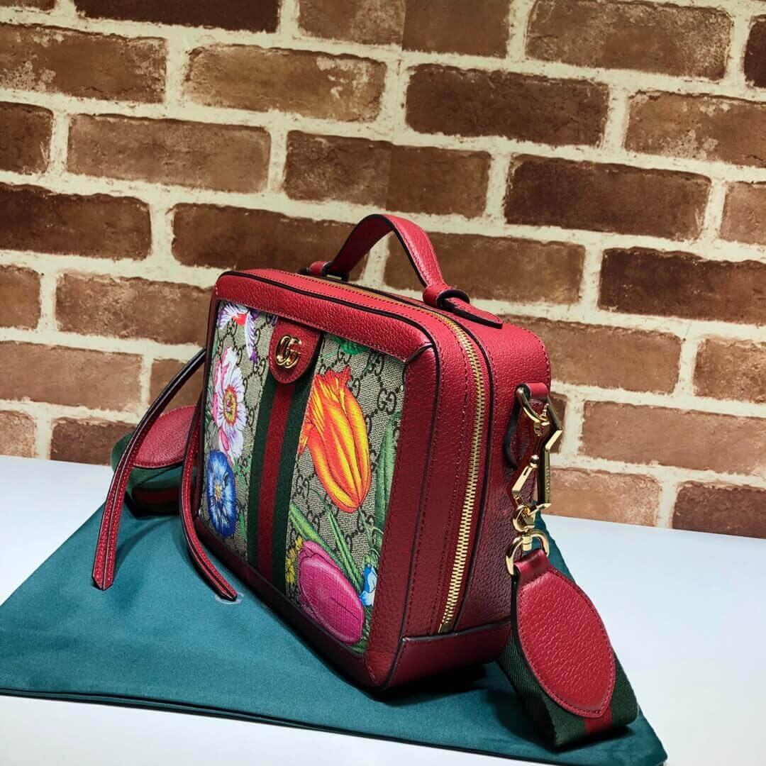 Gucci Ophidia GG Flora Small Shoulder Bag 550622