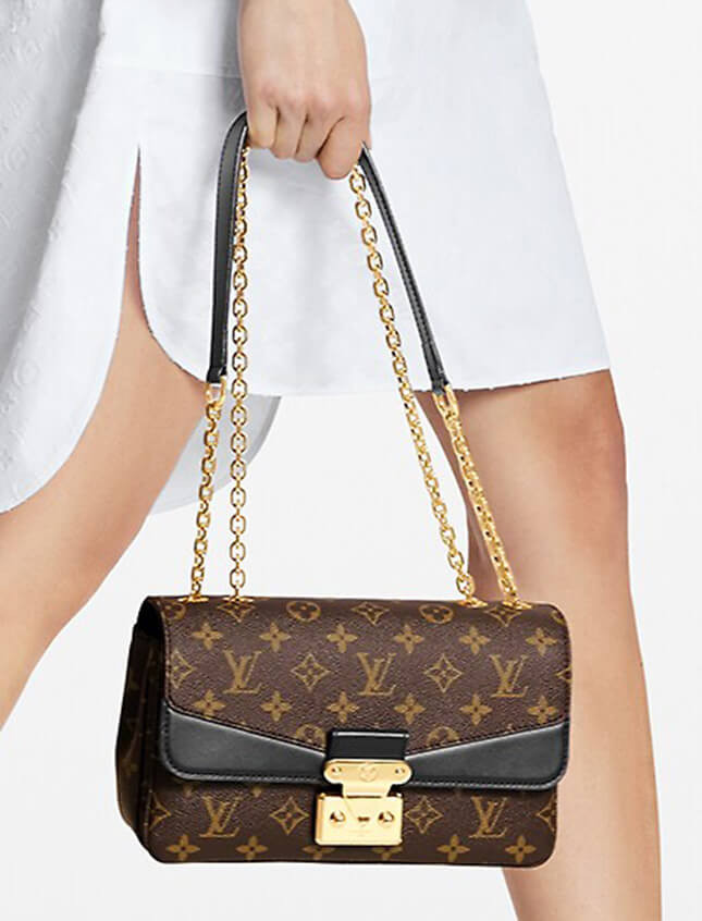 Louis Vuitton Monogram Leather Marceau Should Bag M46126 M46127