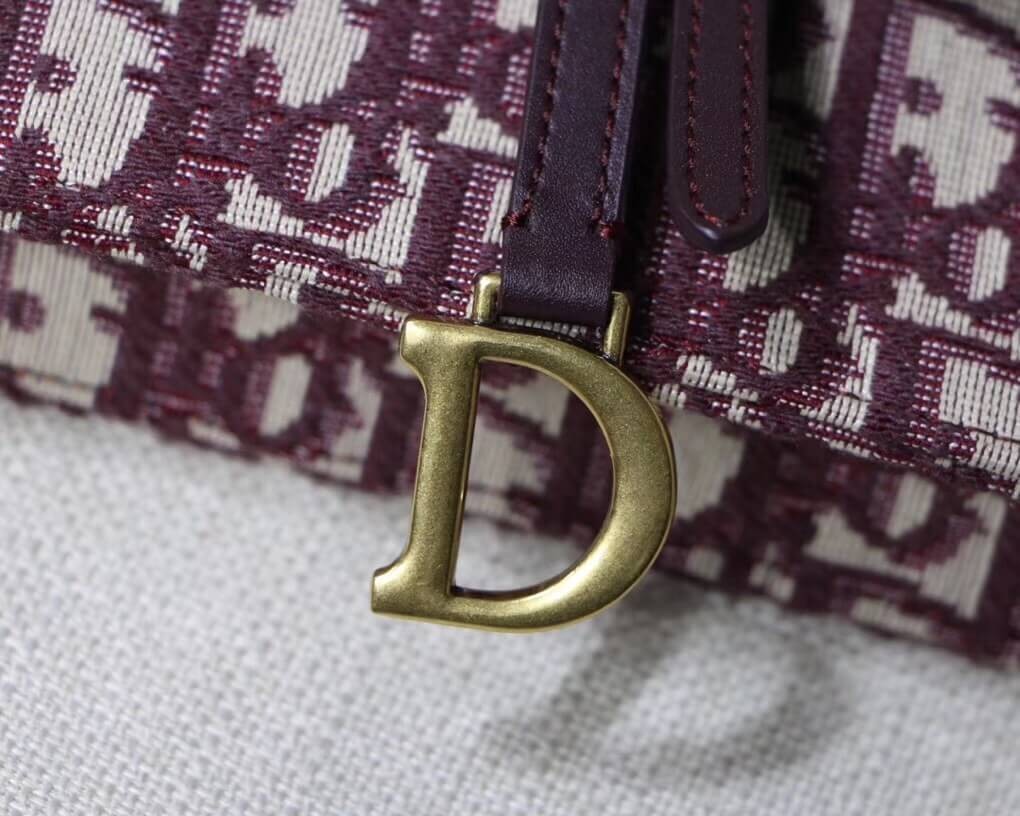Christian Dior Oblique Saddle Belt Bag S5619