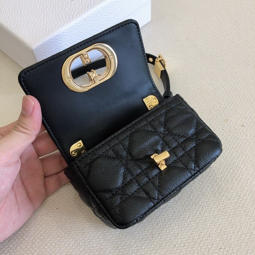 Christian Dior Micro Caro Bag Supple Cannage Calfskin S2022