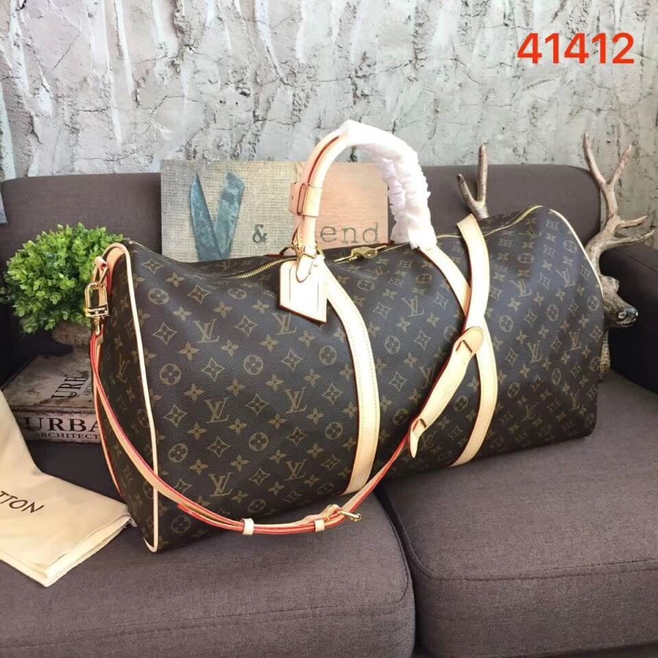 Louis Vuitton Monogram Canvas Keepall Bandouliere 60 M41412