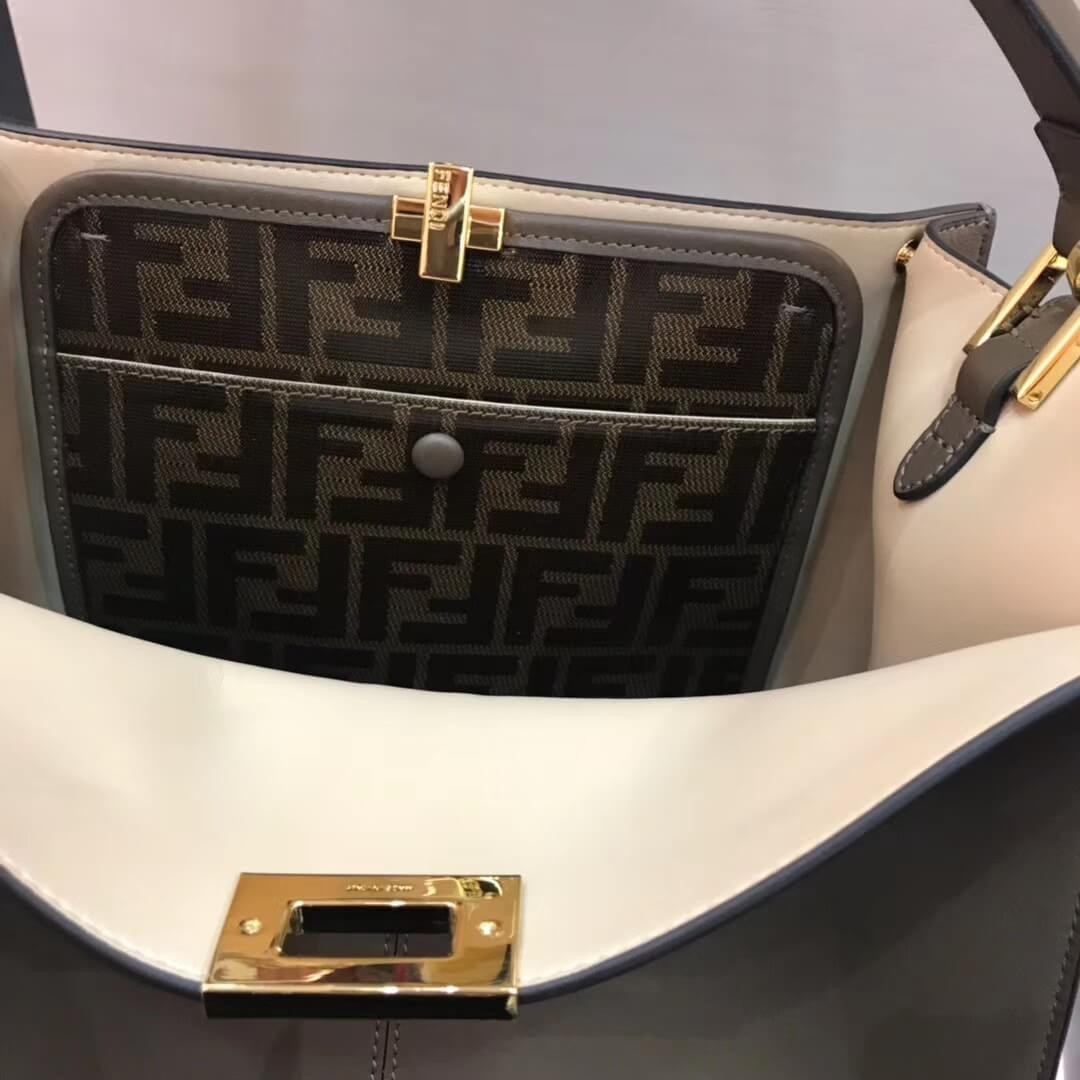 Fendi Peekaboo X-Lite Medium Calfskin Bag 8BN310