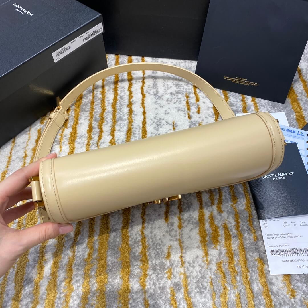 Saint Laurent YSL Solferino Medium Satchel In Box Leather 634305