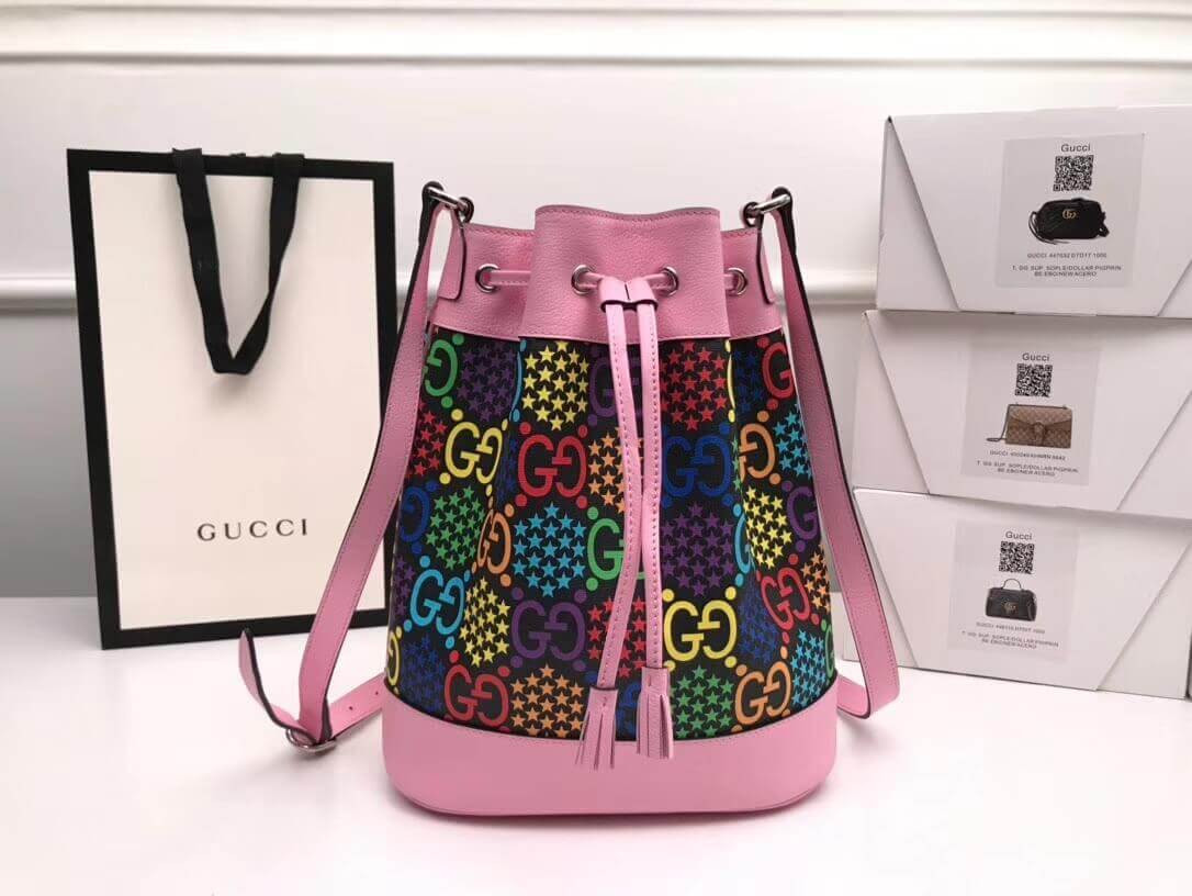 Gucci GG Psychedelic Bucket Bag 598149
