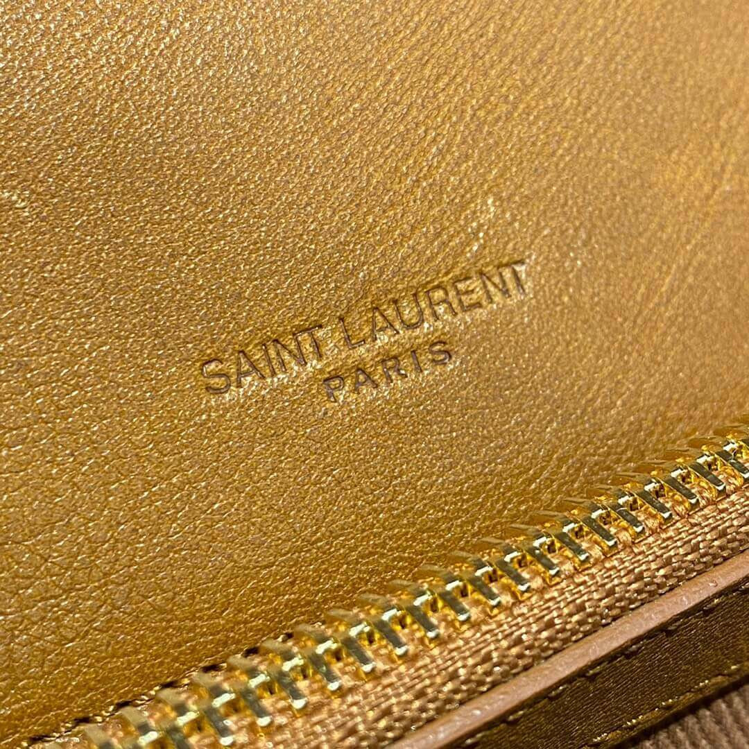 YSL Saint Laurent Medium Monogramme College Bag With Wooden Handle 500839