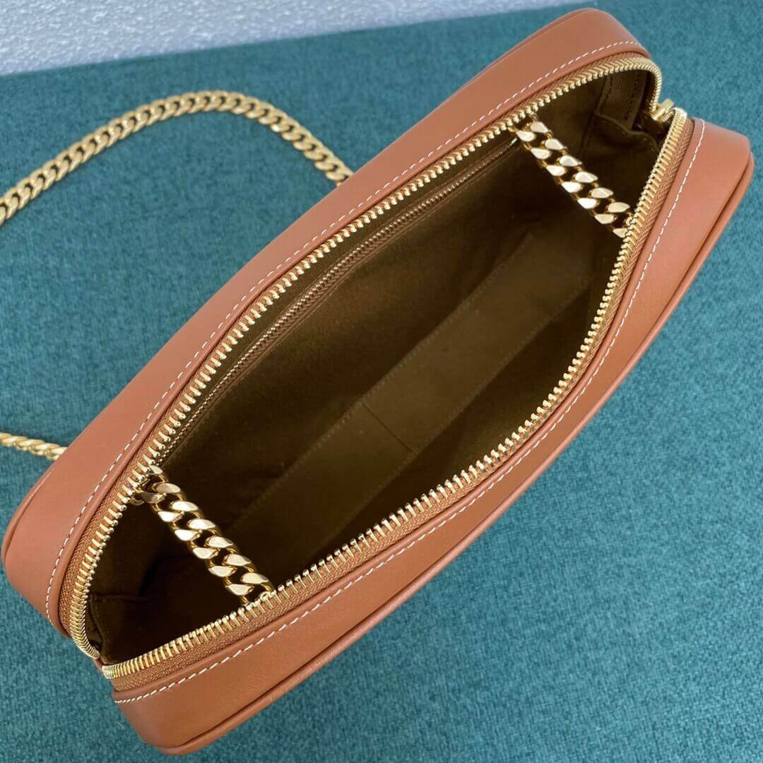 Celine Medium Patapans In Triomphe Canvas 195452 White