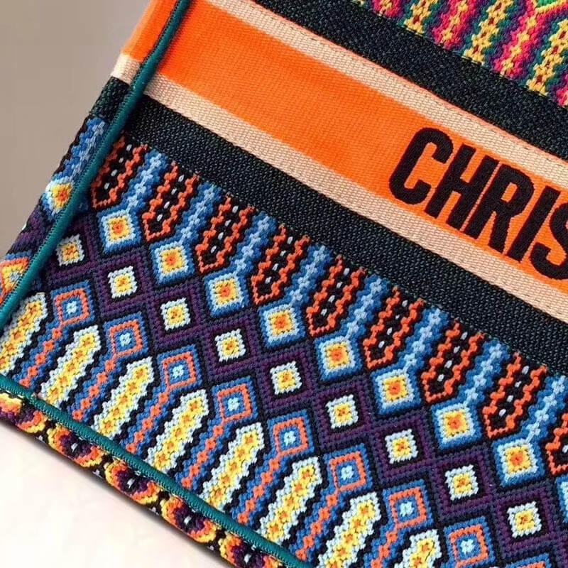 Christian Dior Book Tote Bag M1286 Orange