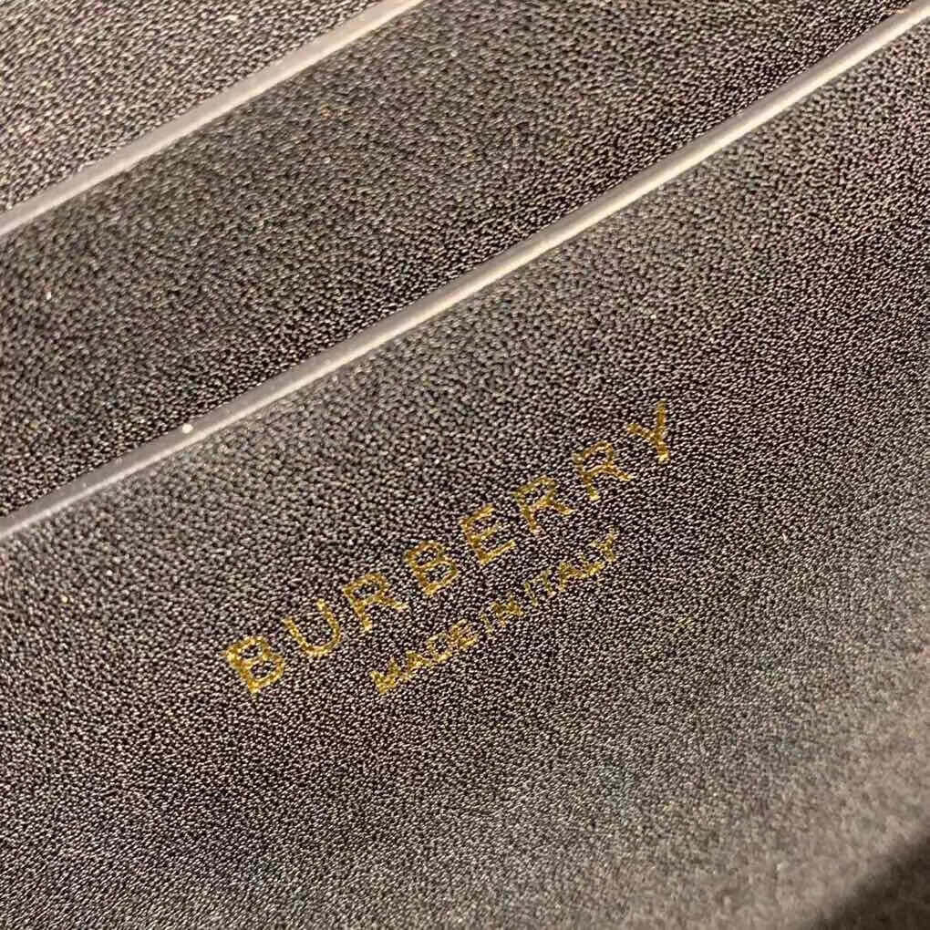 Burberry Small Monogram Print E-canvas Grace Bag 80264311