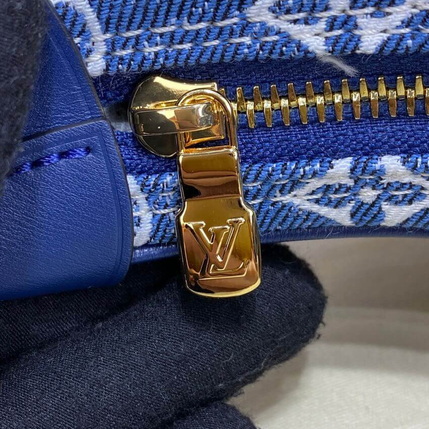 Louis Vuitton Monogram Denim Loop Bag M81166 Blue
