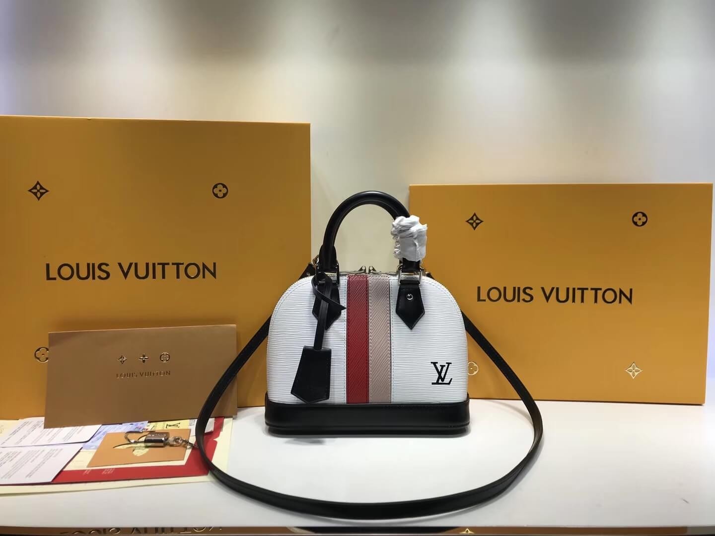 Louis Vuitton Epi Leather Alma BB M51963 M51961