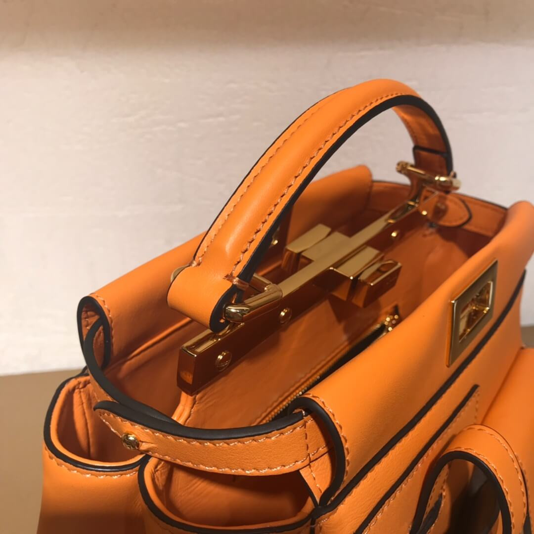 Fendi Peekaboo Iconic Mini Leather Bag 8BN311