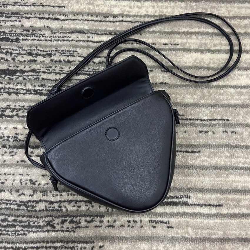 Celine Triangle Bag In Smooth Calfskin With Celine Print 195903