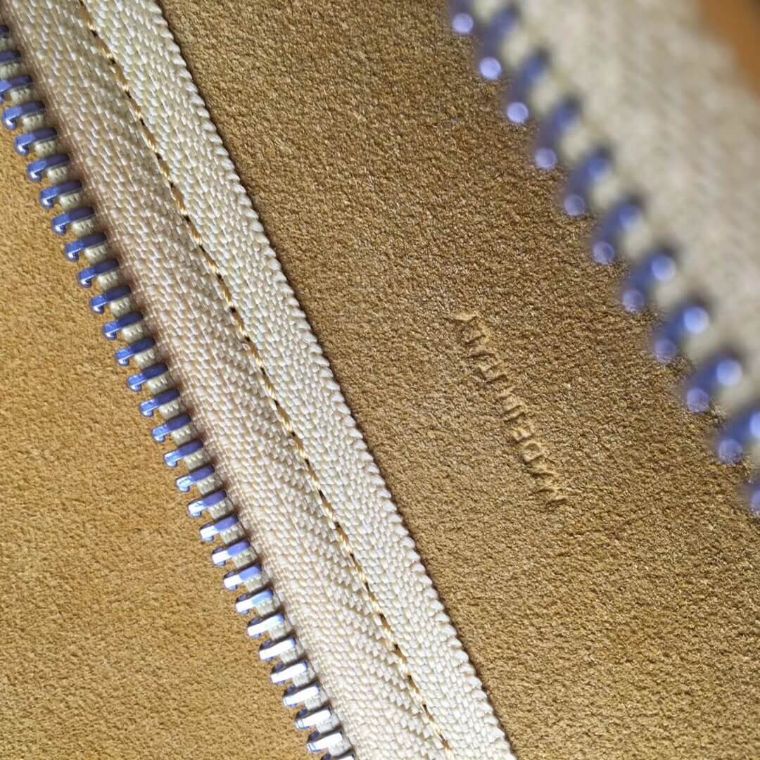 Celine Micro Belt Bag In Grained Calfskin 189153 Yellow