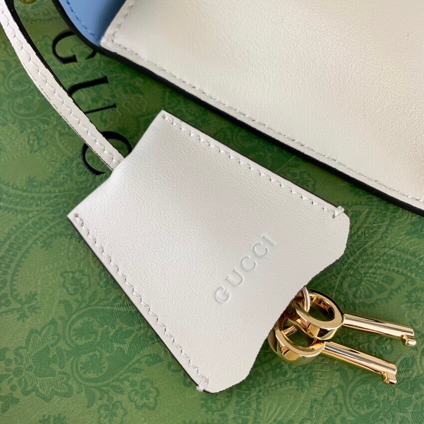 Gucci Padlock Heart Apple Pattern Small Shoulder Bag 409487