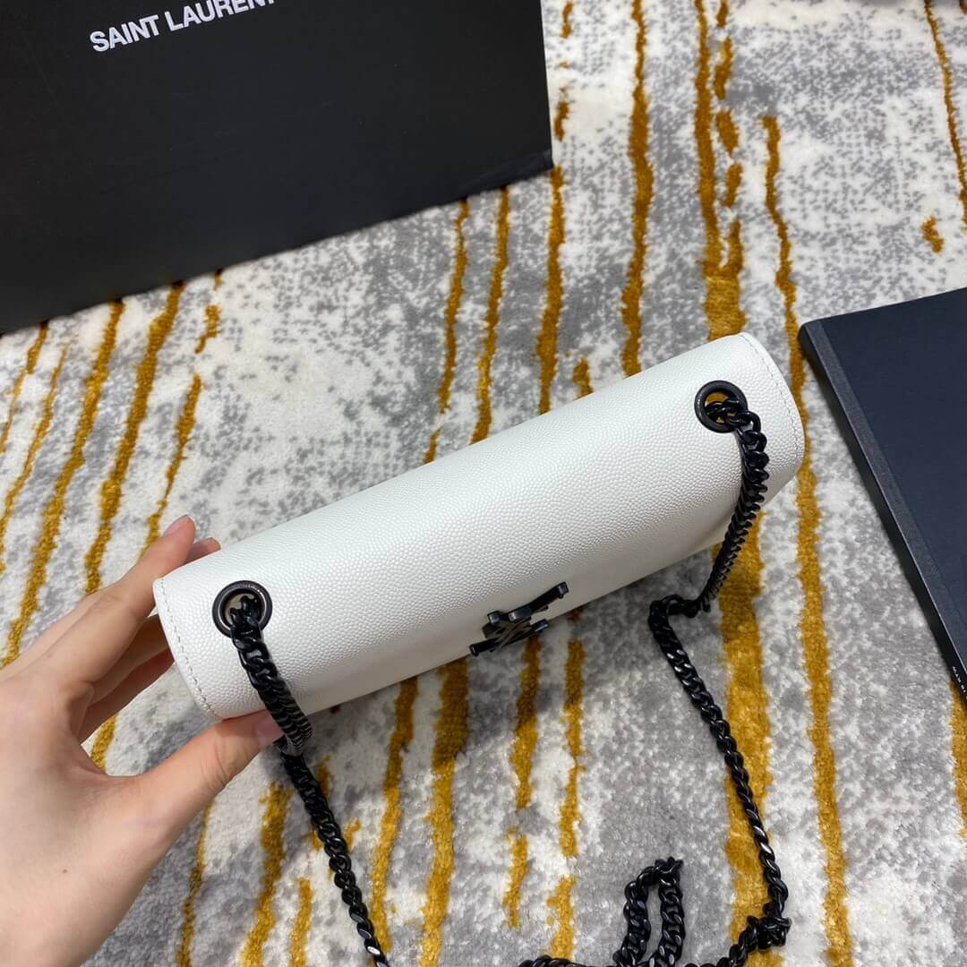 YSL Saint Laurent Classic Small Kate Chain Bag 20cm In Grain Leather 469390