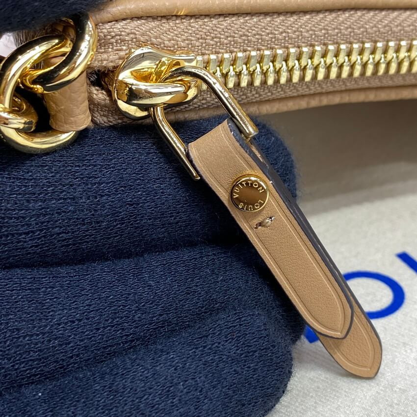 Louis Vuitton Monogram Empreinte Easy Pouch On Strap M81137 Arizona Beige