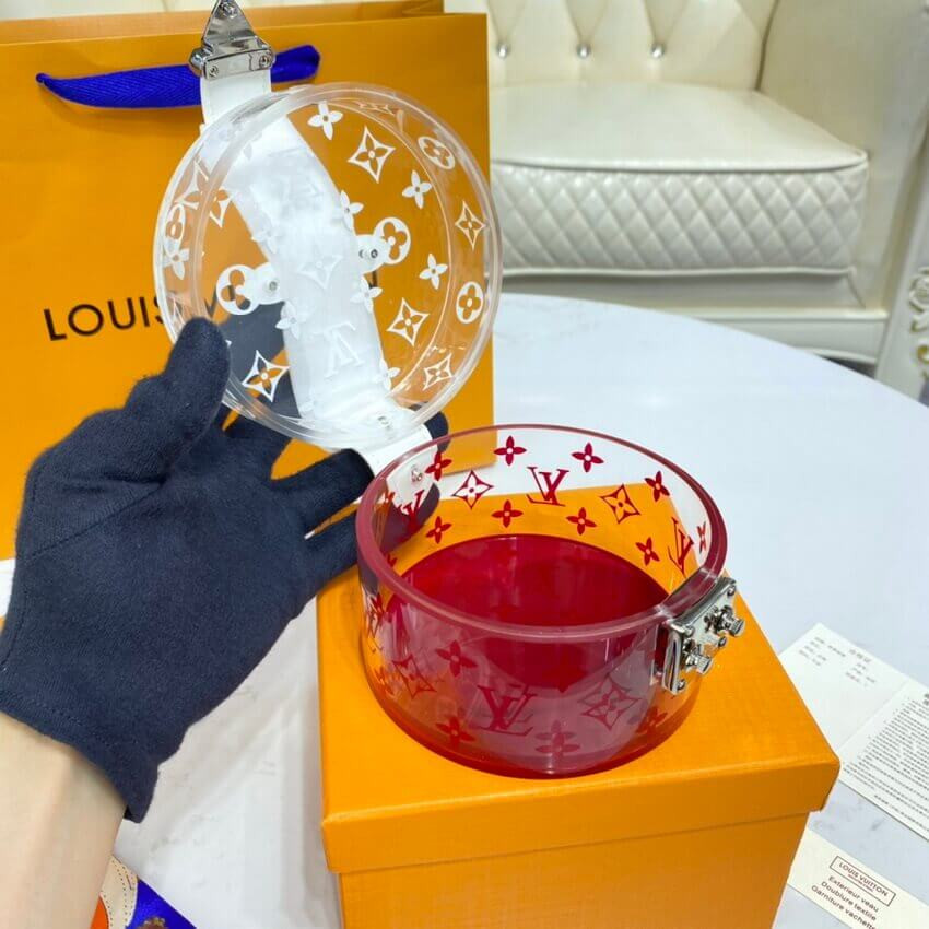 Louis Vuitton Plexiglass Scott Box Red GI0204