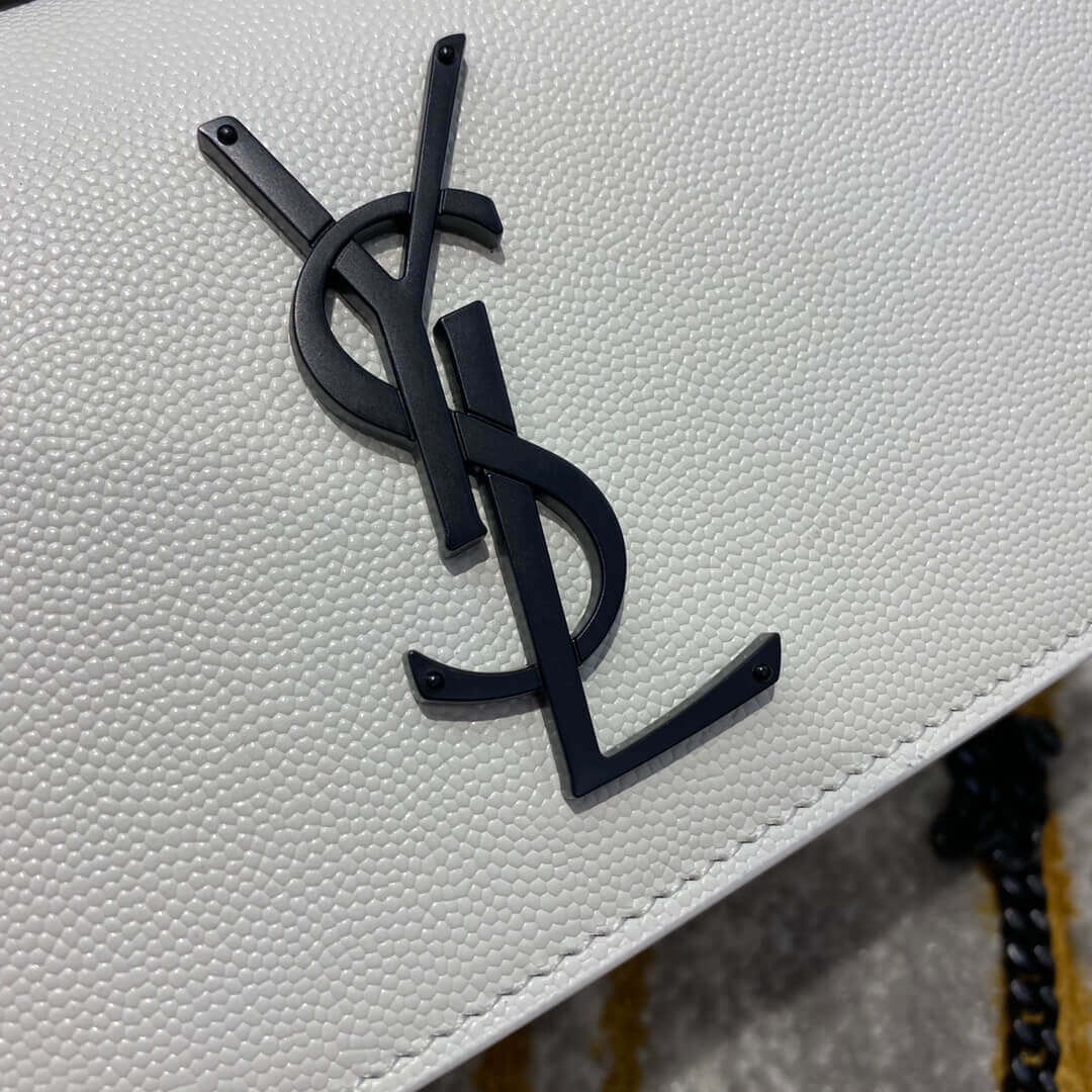 YSL Saint Laurent Classic Small Kate Chain Bag 20cm In Grain Leather 469390