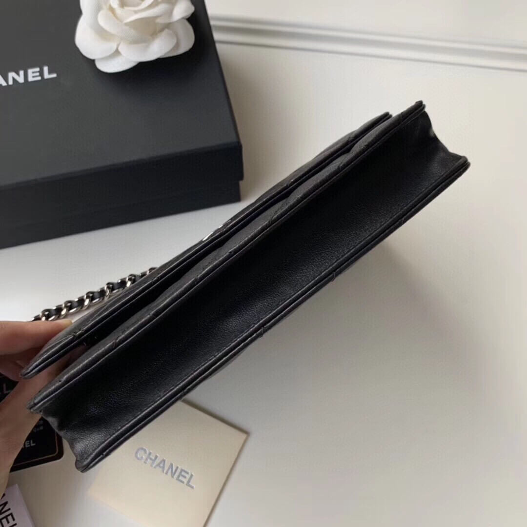 Chanel Classic Lambskin Wallet On Chain WOC AP0250