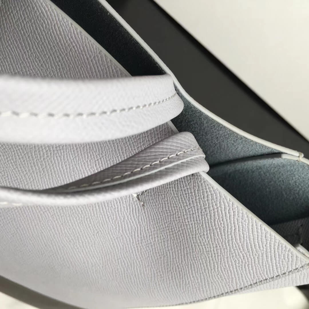 Celine Small Cabas In Grained Calfskin 189813 Light Gren/Grey