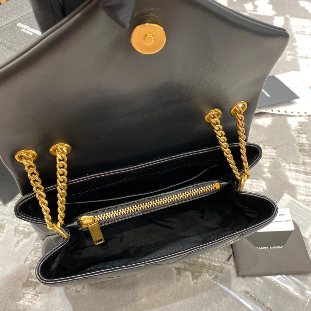 Saint Laurent Loulou Small In Matelassé “Y” Leather 494699