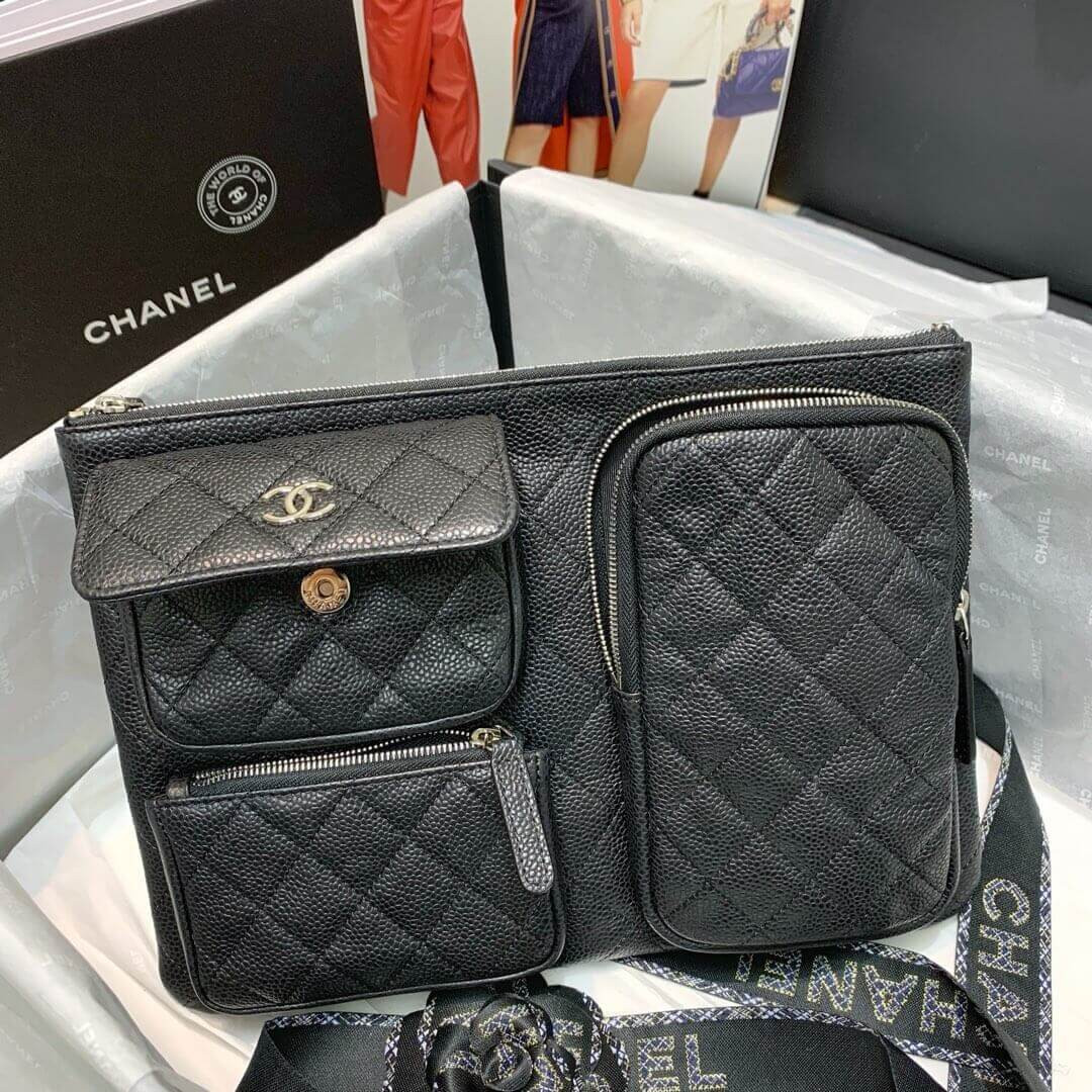 Chanel Caviar Lambskin Cases with Accessories AP1054