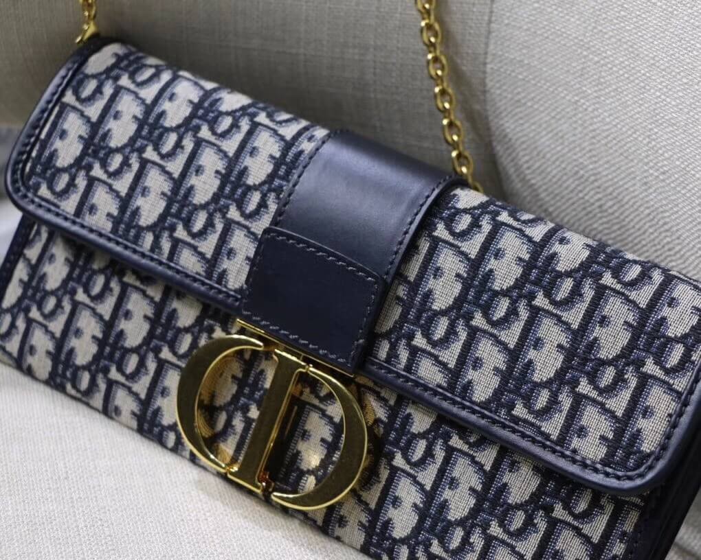 Christian Dior 30 Montaigne Jacquard Canvas Clutch Bag M9206