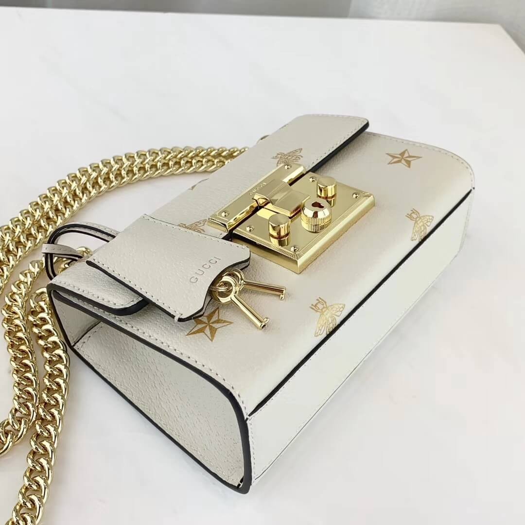 Gucci Padlock Bee Star Small Shoulder Bag 432182