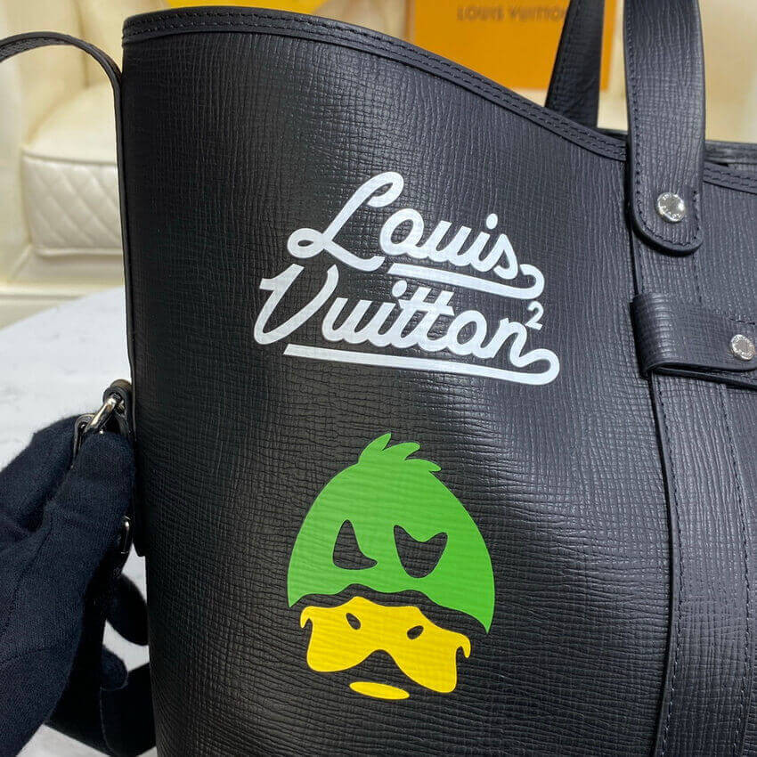 Louis Vuitton x Nigo Tote Journey M59373 Black