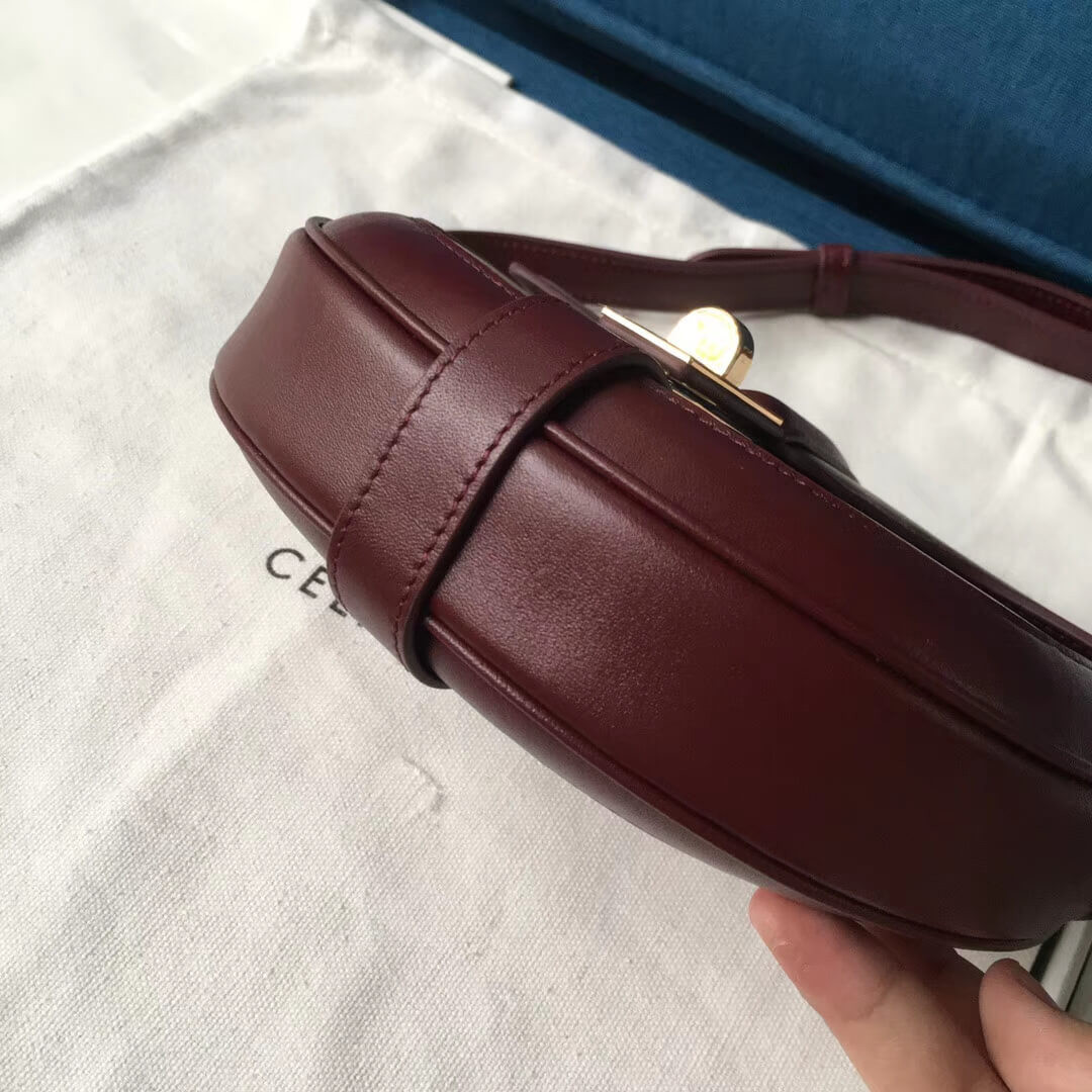 Celine Small Besace 16 Bag In Satinated Calfskin 188013