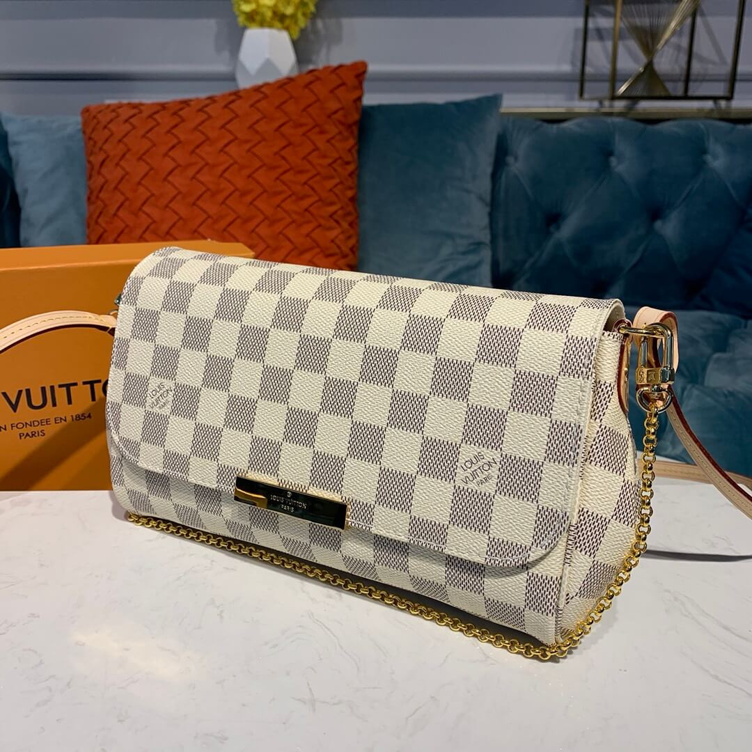 Louis Vuitton Damier Azur Canvas Favorite MM N41275