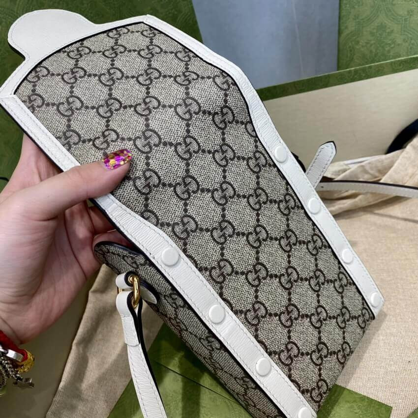 Gucci GG Supreme Horsebit 1955 Mini Bag 625615