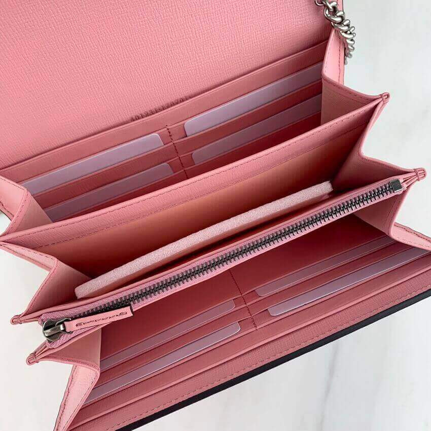 Gucci Dionysus Mini Chain Bag in Red and Pink Leather 401231