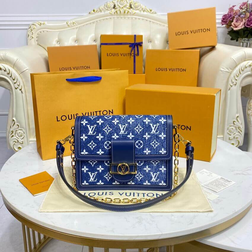 Louis Vuitton Monogram Denim Dauphine MM M59631