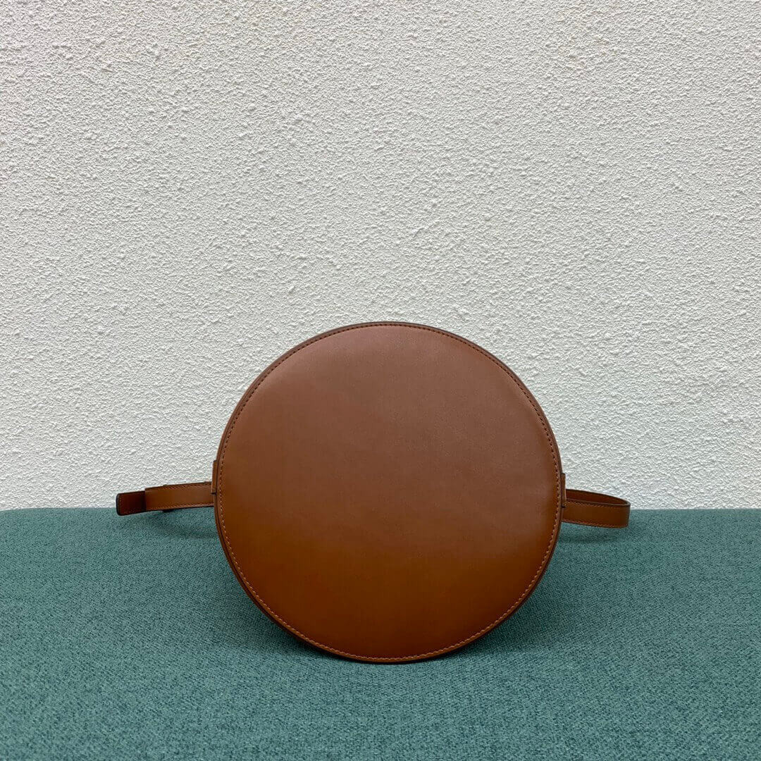 Celine Bucket Maillon Triomphe In Natural Calfskin 193043