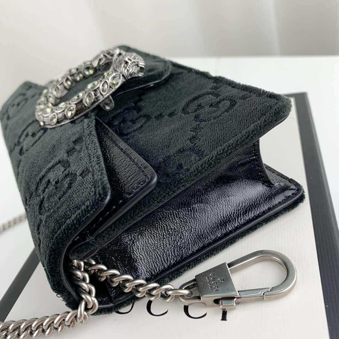 Gucci Dionysus GG Velvet Super Mini Bag 476432