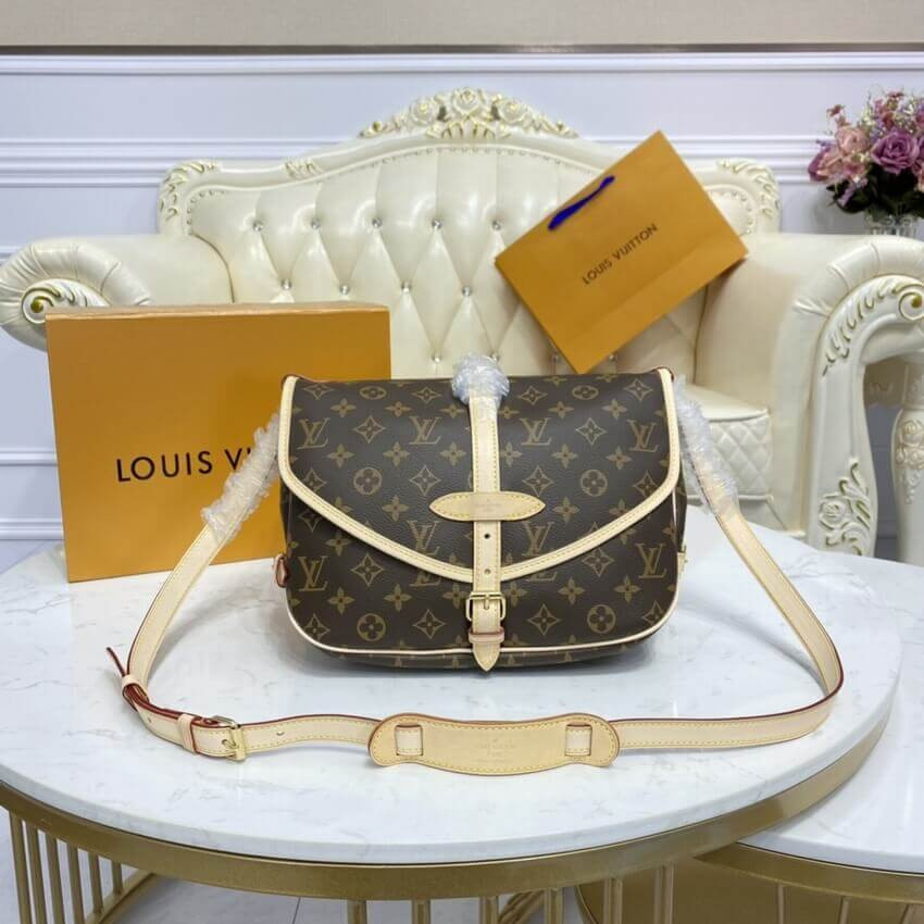 Louis Vuitton Monogram Canvas Saumur MM M40710