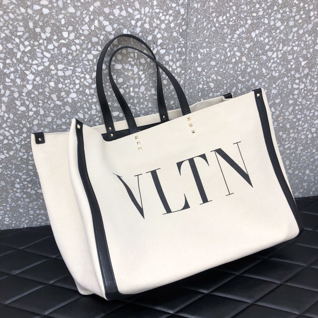 Valentino Garavani VLTN Canvas Shopping Bag 90011