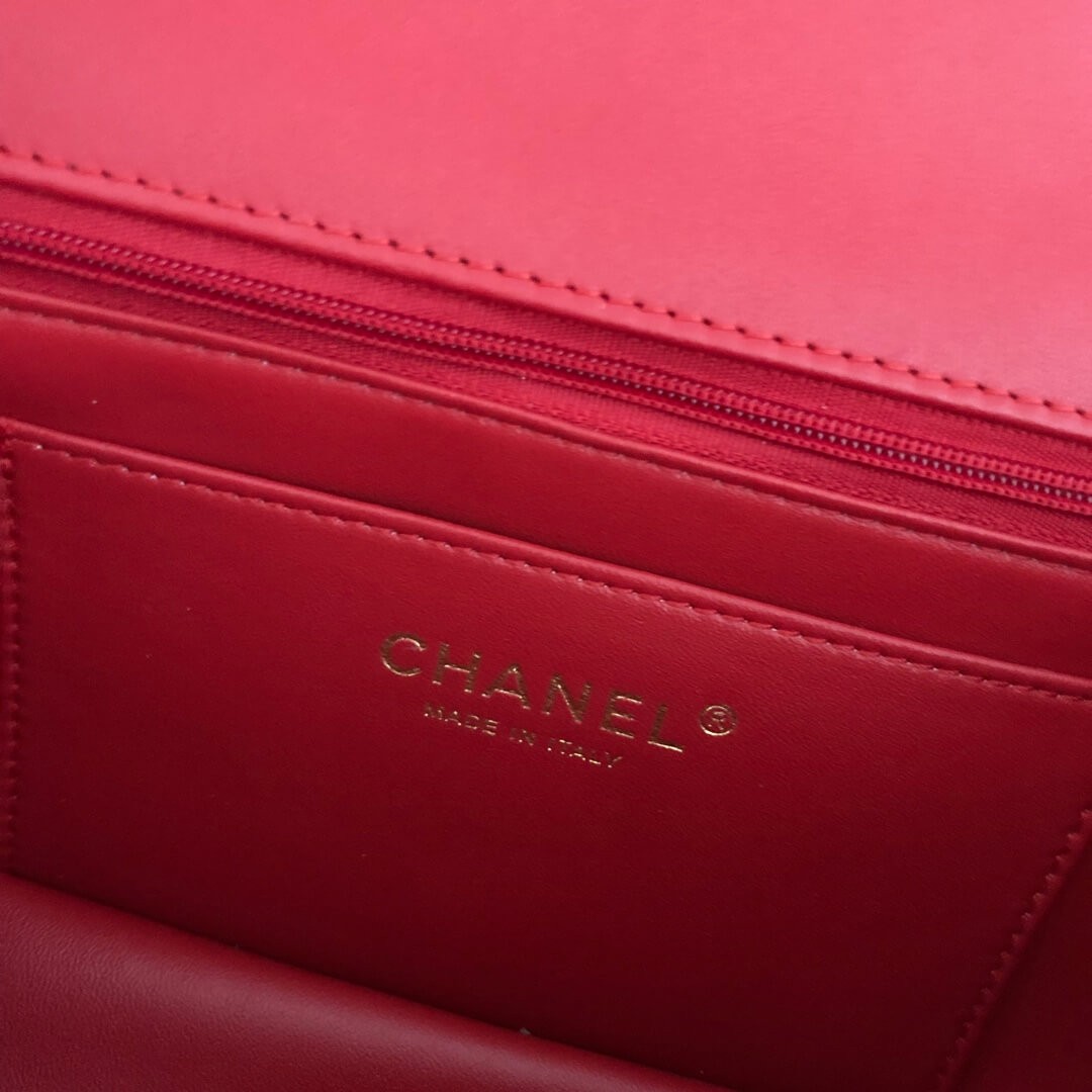 Chanel Calfskin Mini Flap Bag A91586