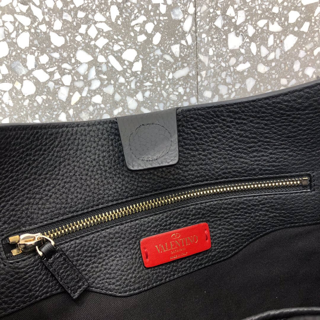 Valentino Garavani Twinkle Studded Small Leather Hobo Bag 2095