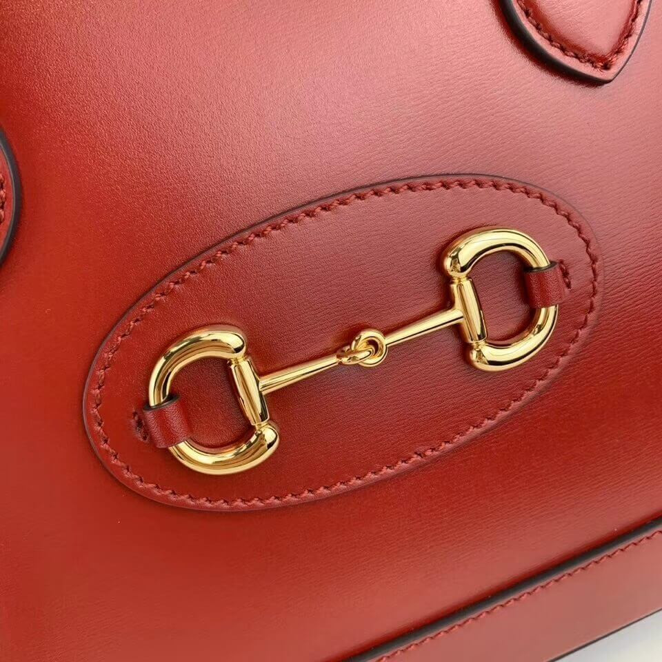 Gucci 1955 Horsebit Leather Small Top Handle Bag 621220