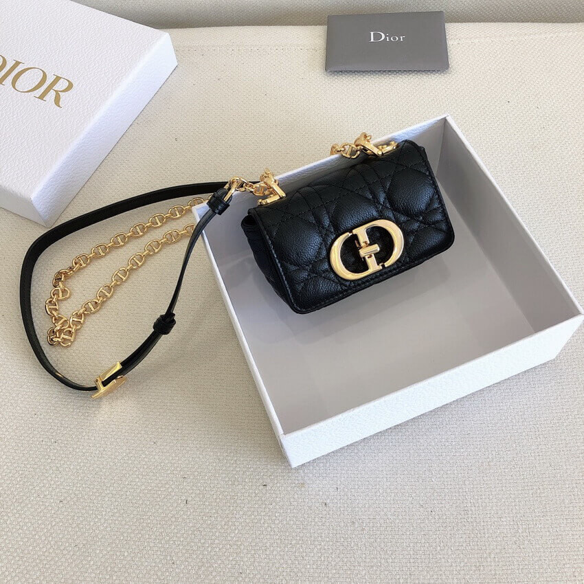 Christian Dior Micro Caro Bag Supple Cannage Calfskin S2022