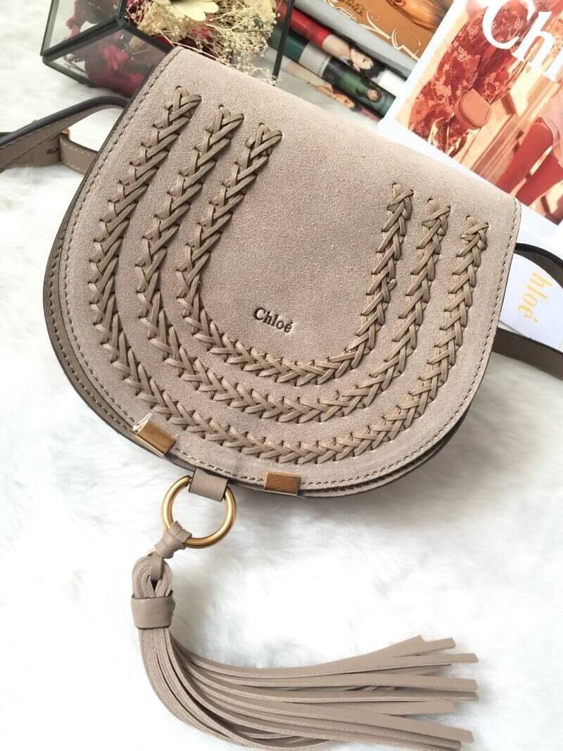 Chloe Mini Marcie Bag in Suede P580