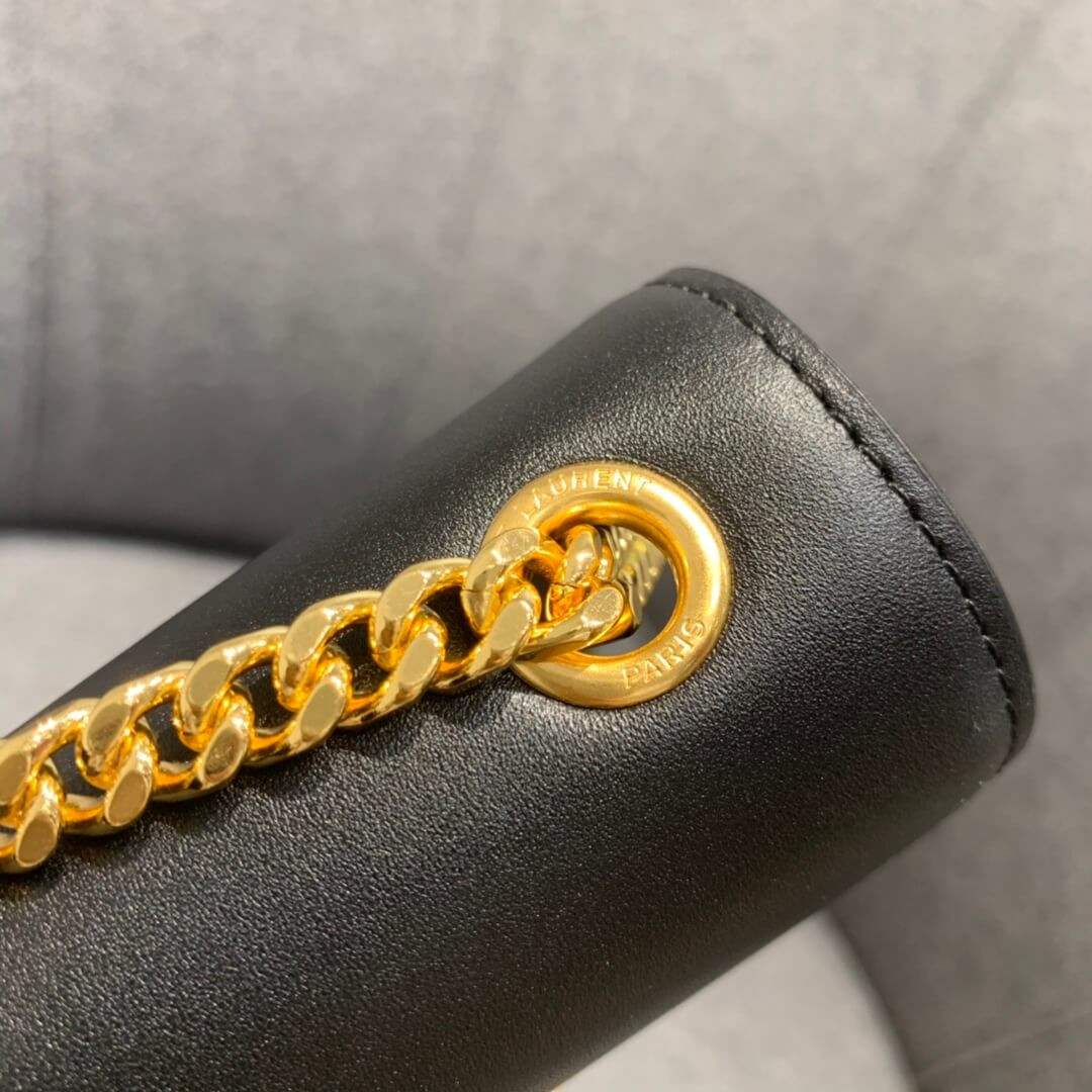 Saint Laurent Smooth Calfskin Medium Classic Monogram Kate Tassel Satchel 354119