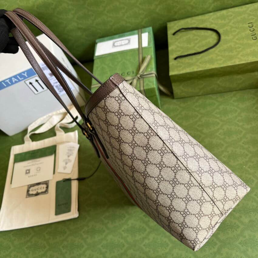 Balenciaga x Gucci Hacker Graffiti Medium Tote Bag 680125